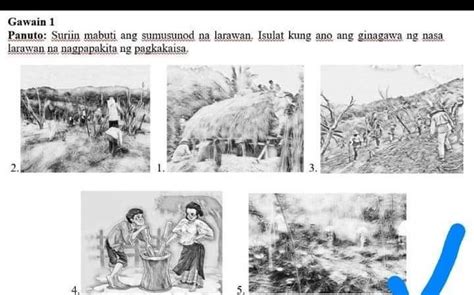 larawan ng pagtutulungan|Larawan ng pagkakaisa at pagtutulungan .